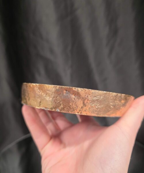 Pink Agate Slice 1 Handpicked 483g H2xW13xD11cm Microcrystalline Quartz Gold Gilded 24ct Tealight Candle Holder - Image 6