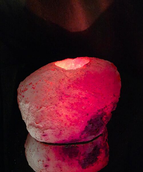 Large Pink Agate End Candle 1 Handpicked 1.005g H8xW9xD10cm Microcrystalline Quartz Tealight Holder Ornament - Image 11