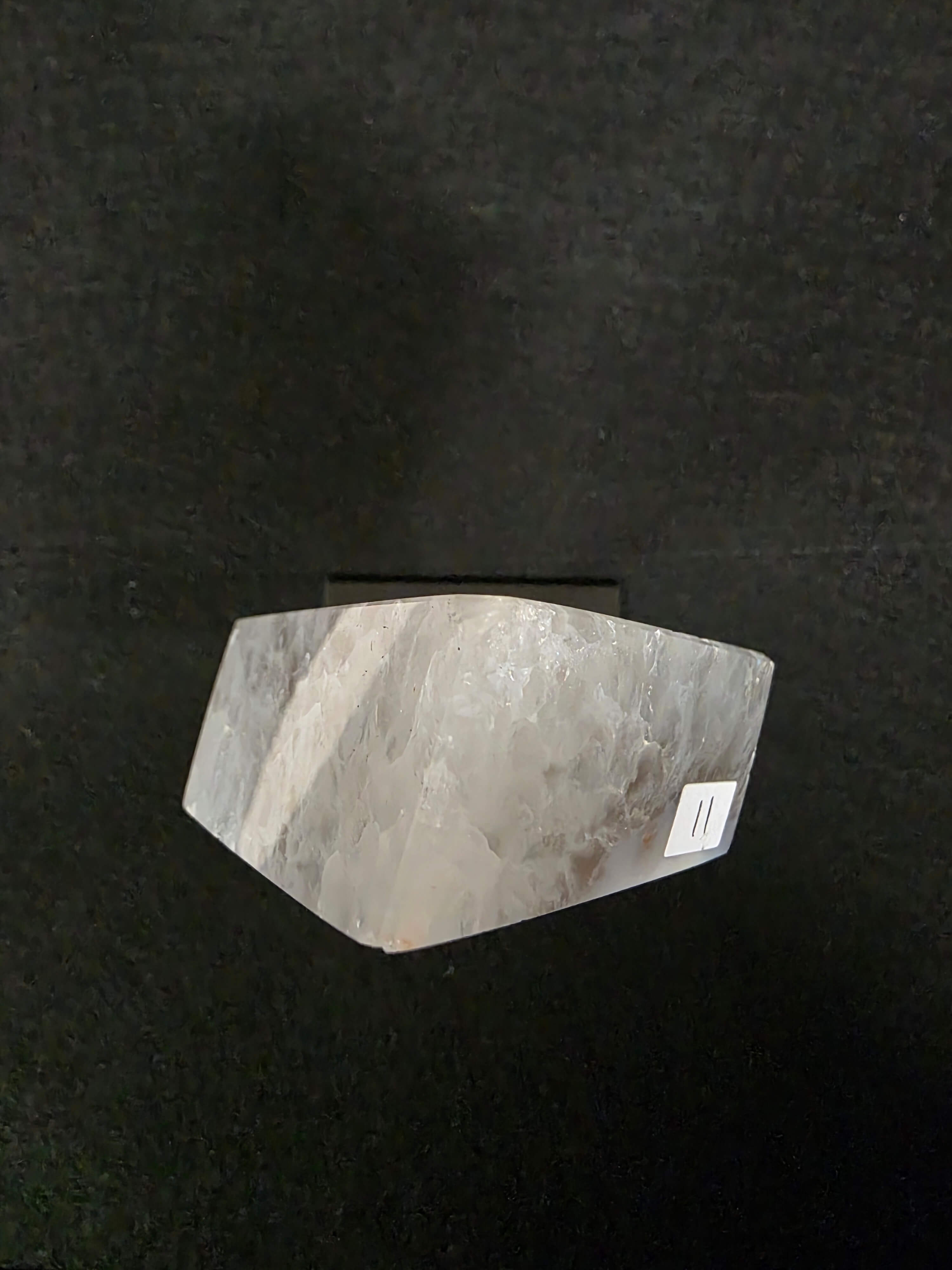 Luxury Natural Agate Cube 11 on Metal Stand 324g H14.5xW7xD5cm - Image 6