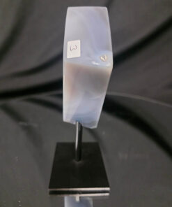 Alternative view of Luxury Natural Agate Cube 3 on Metal Stand 329g H14xW7xD5cm