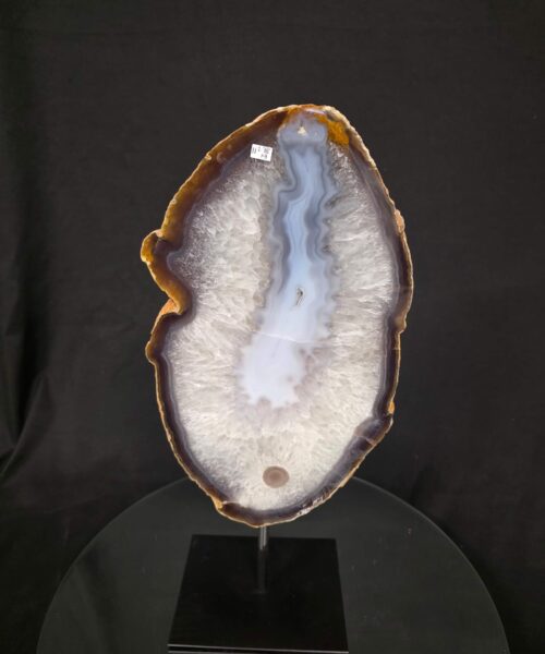 Large Premium Agate Natural Slice on Stand 11 – 2.788g - H41xW19xD12cm - Image 9