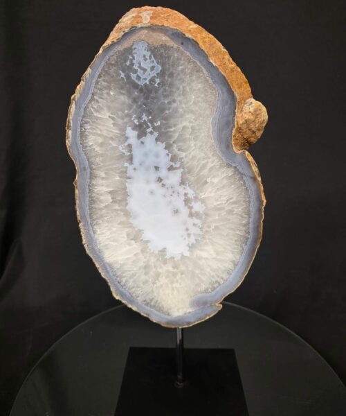Large Premium Agate Natural Slice on Stand 11 – 2.788g - H41xW19xD12cm - Image 3