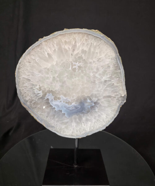 Large Premium Agate Natural Slice on Stand 15 – 2.704g - H32xW23xD12cm - Image 3