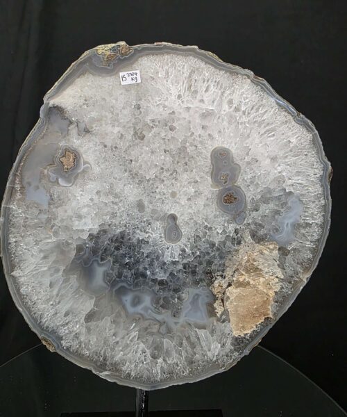 Large Premium Agate Natural Slice on Stand 15 – 2.704g - H32xW23xD12cm - Image 5