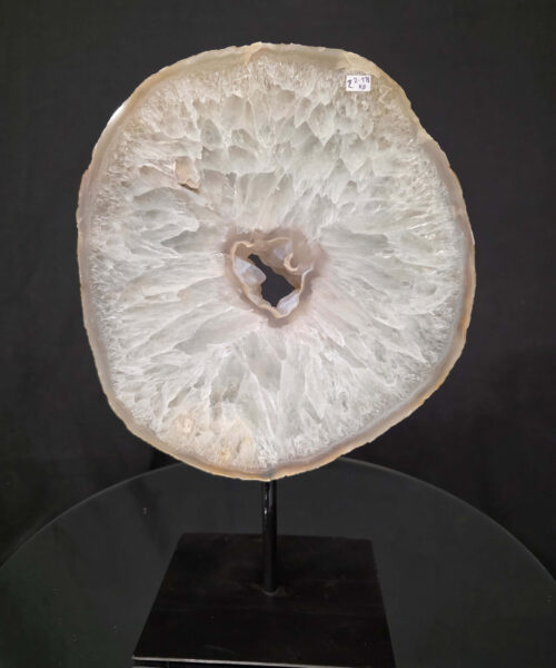 Large Premium Agate Natural Slice on Stand 2 – 2.978g - H34xW23xD12cm - Image 10