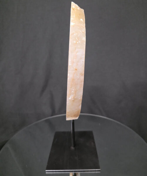 Alternative view of Large Premium Agate Natural Slice on Stand 2 – 2.978g - H34xW23xD12cm