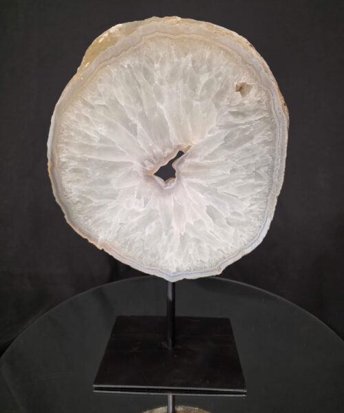 Large Premium Agate Natural Slice on Stand 2 – 2.978g - H34xW23xD12cm - Image 3
