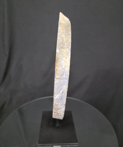 Alternative view of Large Premium Agate Natural Slice on Stand 22 – 3.626g - H36xW25xD12cm