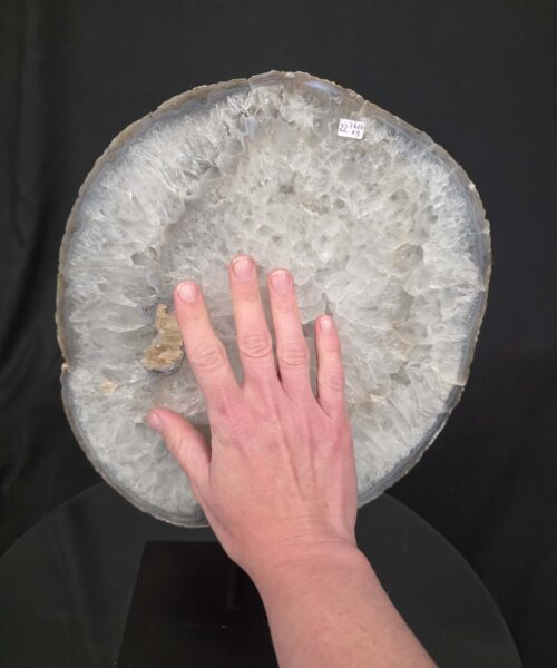 Large Premium Agate Natural Slice on Stand 22 – 3.626g - H36xW25xD12cm - Image 7