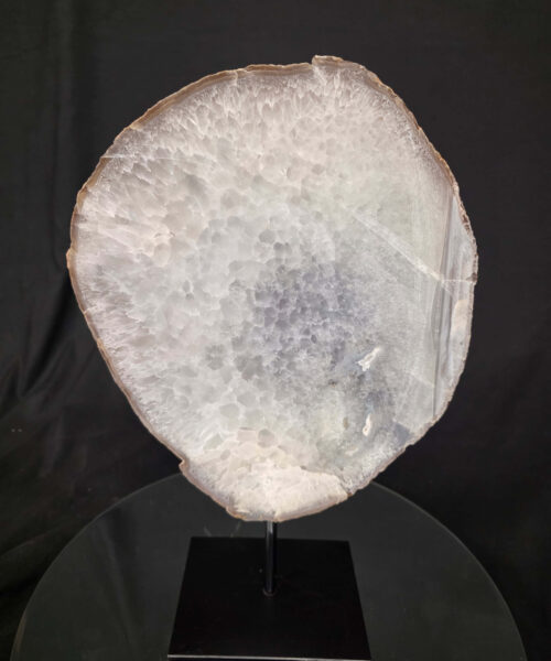 Large Premium Agate Natural Slice on Stand 24 – 4.193g - H40.5xW25.5xD12cm - Image 3