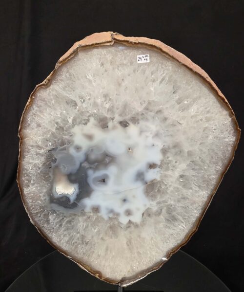 Large Premium Agate Natural Slice on Stand 24 – 4.193g - H40.5xW25.5xD12cm - Image 5