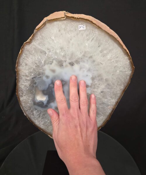 Large Premium Agate Natural Slice on Stand 24 – 4.193g - H40.5xW25.5xD12cm - Image 7