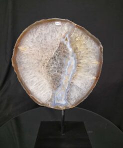 Large Premium Agate Natural Slice on Stand 25 – 3.201g - H32.5xW24xD12cm