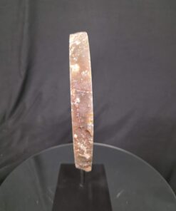 Alternative view of Large Premium Agate Natural Slice on Stand 25 – 3.201g - H32.5xW24xD12cm