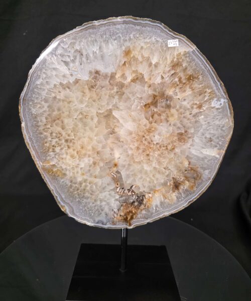 Large Premium Agate Natural Slice on Stand 27 – 3.601g - H35.5xW28.5xD12cm - Image 9