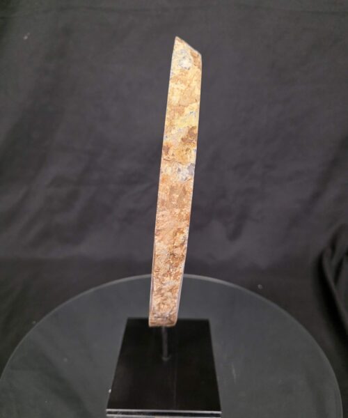 Alternative view of Large Premium Agate Natural Slice on Stand 27 – 3.601g - H35.5xW28.5xD12cm