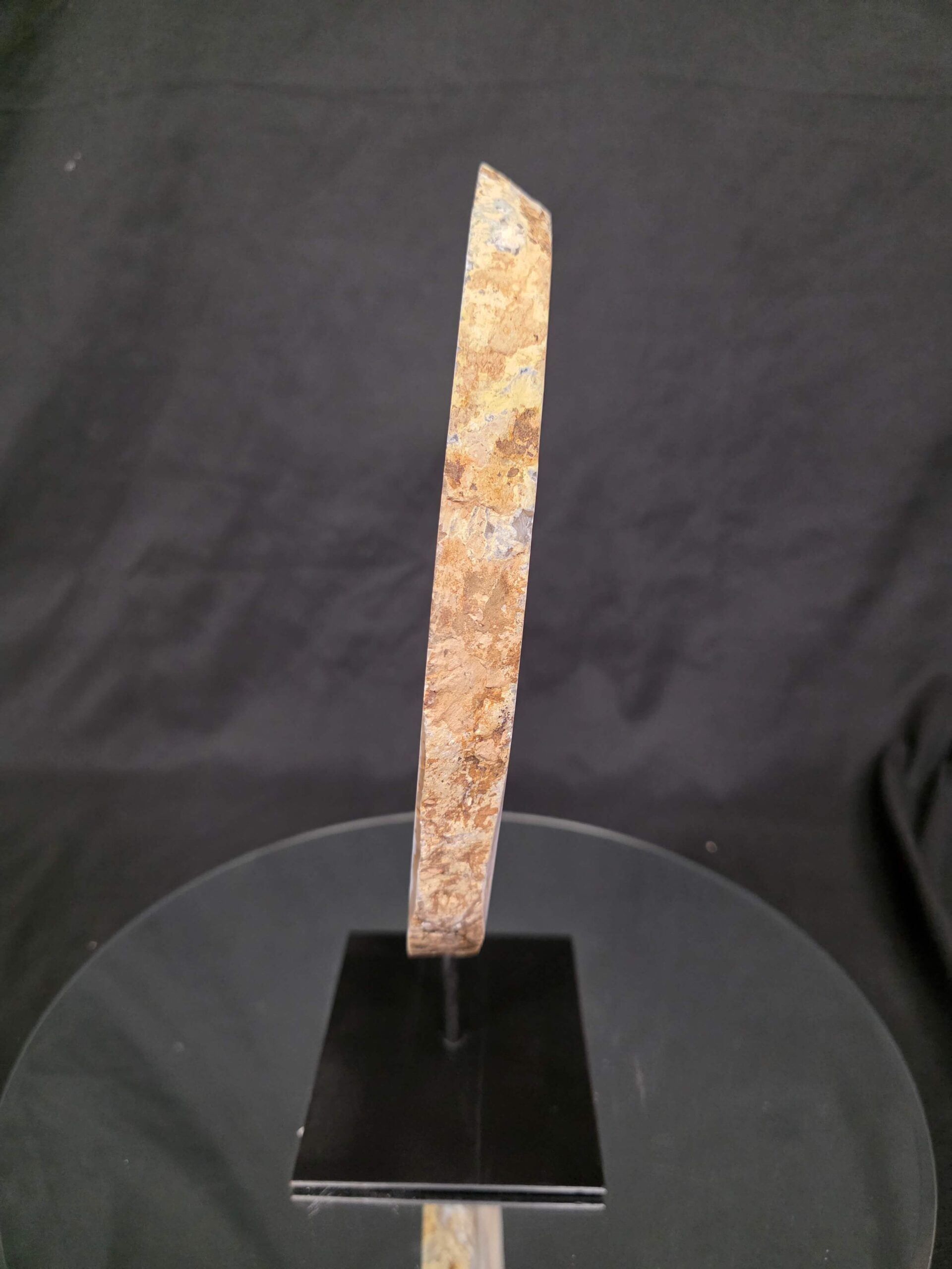 Large Premium Agate Natural Slice on Stand 27 – 3.601g - H35.5xW28.5xD12cm - Image 2