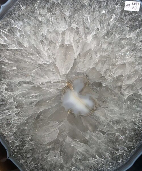 Large Premium Agate Natural Slice on Stand 29 – 3.081g - H35xW24xD12cm - Image 7