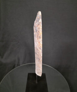 Alternative view of Large Premium Agate Natural Slice on Stand 3 – 2.813g - H39xW19xD12cm