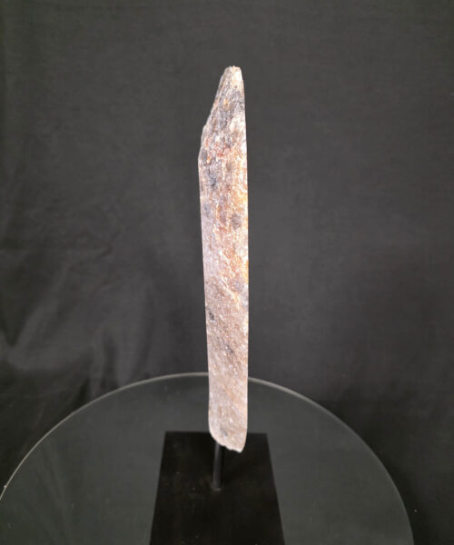 Alternative view of Large Premium Agate Natural Slice on Stand 3 – 2.813g - H39xW19xD12cm