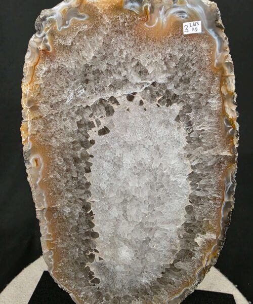 Large Premium Agate Natural Slice on Stand 3 – 2.813g - H39xW19xD12cm - Image 7