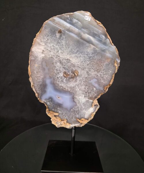 Large Premium Agate Natural Slice on Stand 30 – 3.091g - H37xW22xD12cm - Image 9