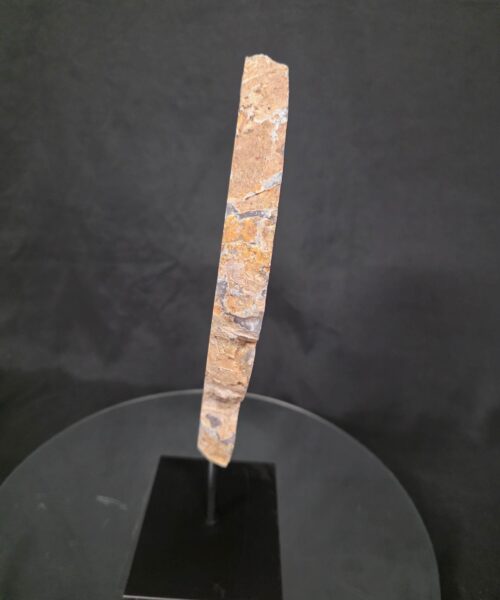 Alternative view of Large Premium Agate Natural Slice on Stand 30 – 3.091g - H37xW22xD12cm