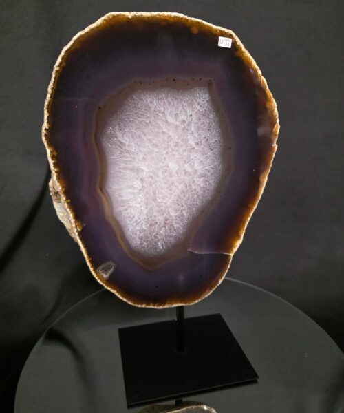 Large Premium Agate Natural Slice on Stand 32 – 3.193g - H38xW24xD12cm - Image 9