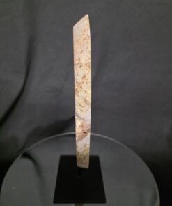 Alternative view of Large Premium Agate Natural Slice on Stand 32 – 3.193g - H38xW24xD12cm