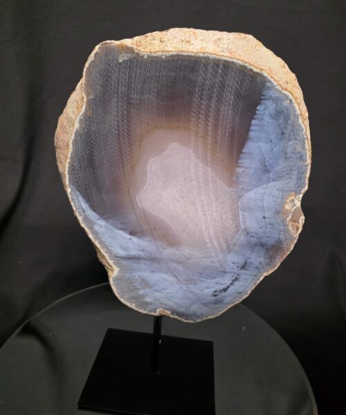 Large Premium Agate Natural Slice on Stand 32 – 3.193g - H38xW24xD12cm - Image 3