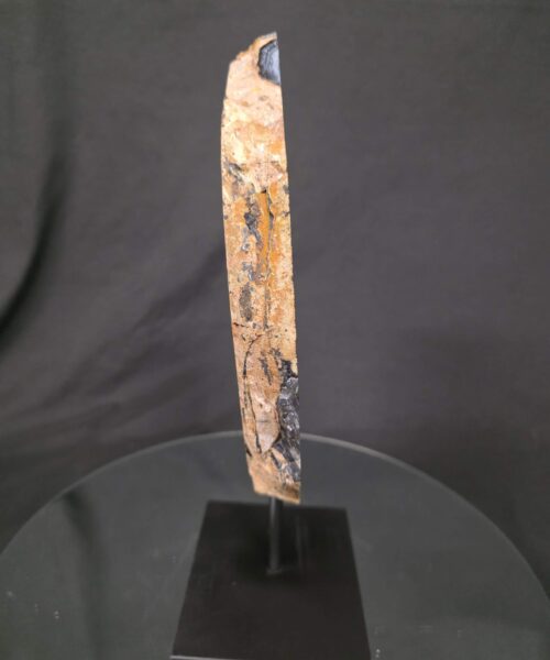 Alternative view of Large Premium Agate Natural Slice on Stand 33 – 3.178g - H34xW24xD12cm