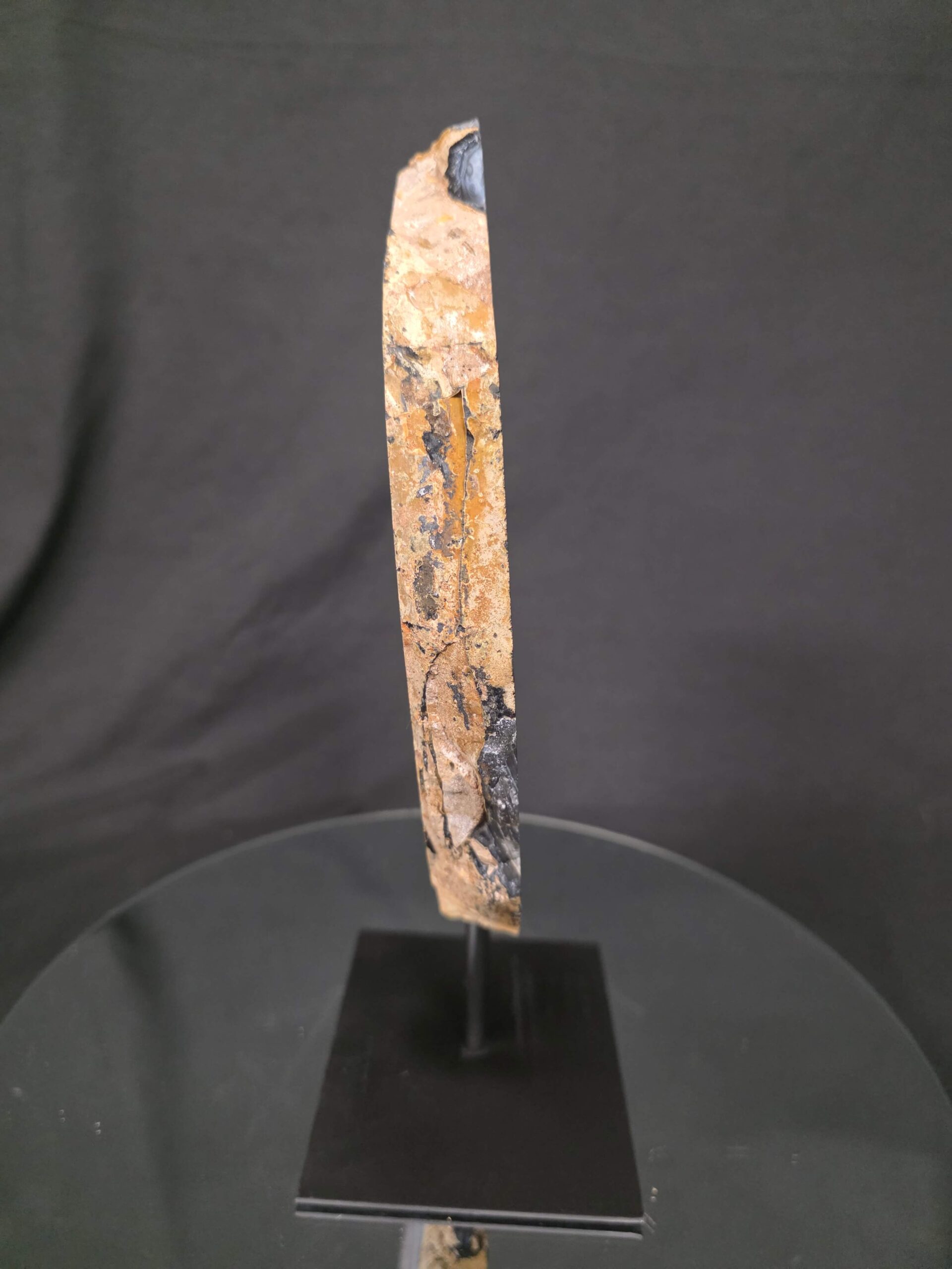 Large Premium Agate Natural Slice on Stand 33 – 3.178g - H34xW24xD12cm - Image 2