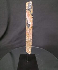 Alternative view of Large Premium Agate Natural Slice on Stand 34 – 2.891g - H34.5xW24xD12cm