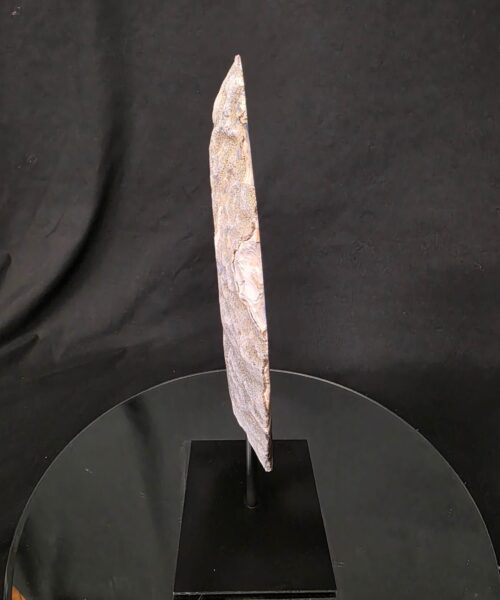 Alternative view of Large Premium Agate Natural Slice on Stand 36 – 2.801g - H36xW22xD12cm