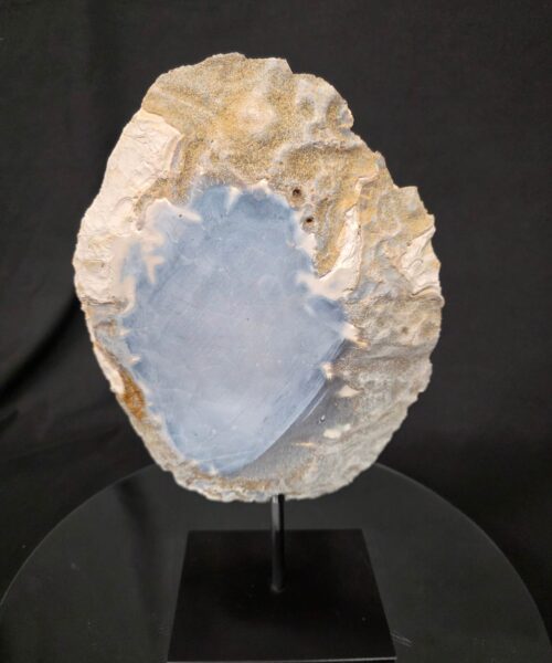 Large Premium Agate Natural Slice on Stand 36 – 2.801g - H36xW22xD12cm - Image 3