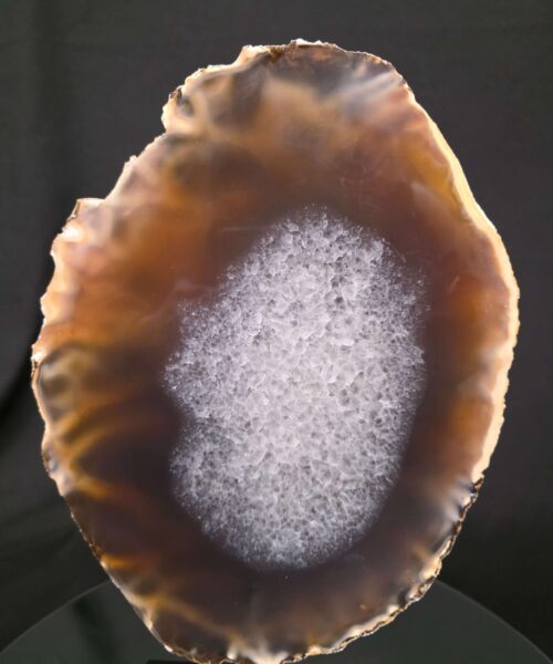 Large Premium Agate Natural Slice on Stand 36 – 2.801g - H36xW22xD12cm - Image 5
