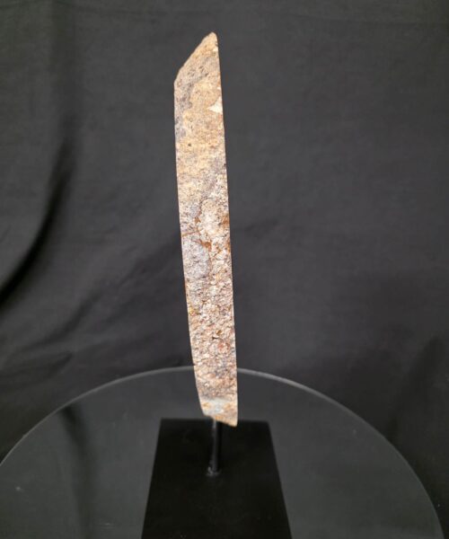 Alternative view of Large Premium Agate Natural Slice on Stand 37 – 3.231g - H37xW21xD12cm