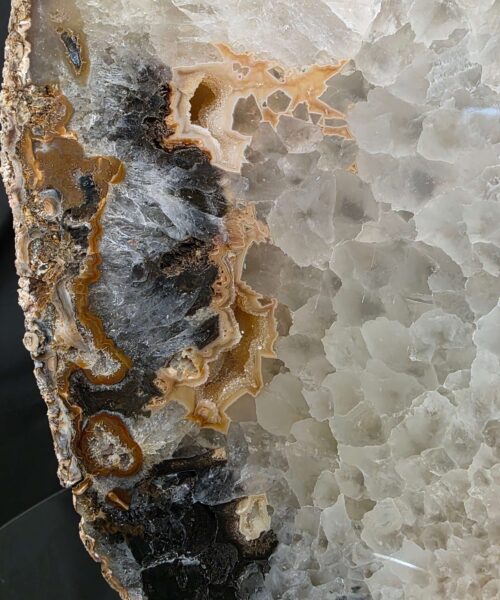 Large Premium Agate Natural Slice on Stand 37 – 3.231g - H37xW21xD12cm - Image 4