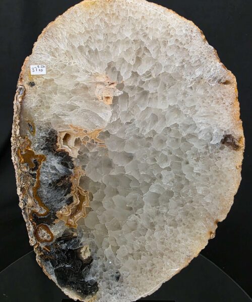 Large Premium Agate Natural Slice on Stand 37 – 3.231g - H37xW21xD12cm - Image 5