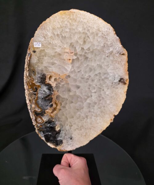 Large Premium Agate Natural Slice on Stand 37 – 3.231g - H37xW21xD12cm - Image 6