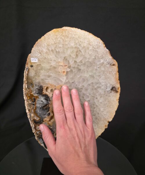 Large Premium Agate Natural Slice on Stand 37 – 3.231g - H37xW21xD12cm - Image 7