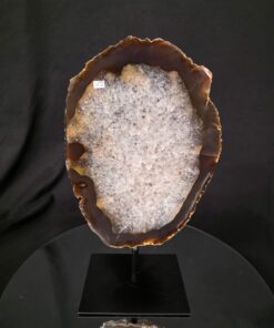 Large Premium Agate Natural Slice on Stand 38 – 2.742g - H34xW20xD12cm