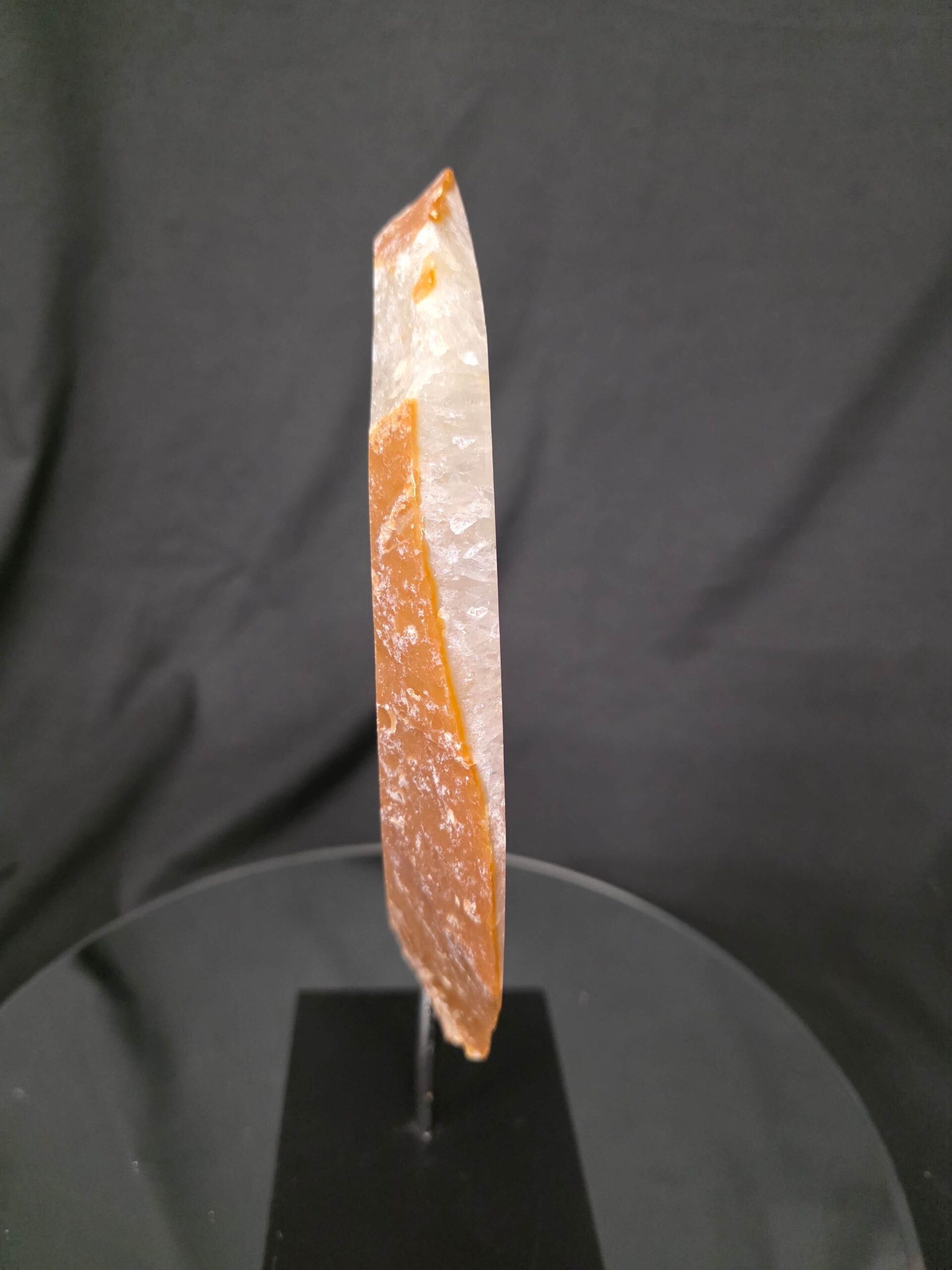 Large Premium Agate Natural Slice on Stand 39 – 2.966g - H34.5xW24xD12cm - Image 2