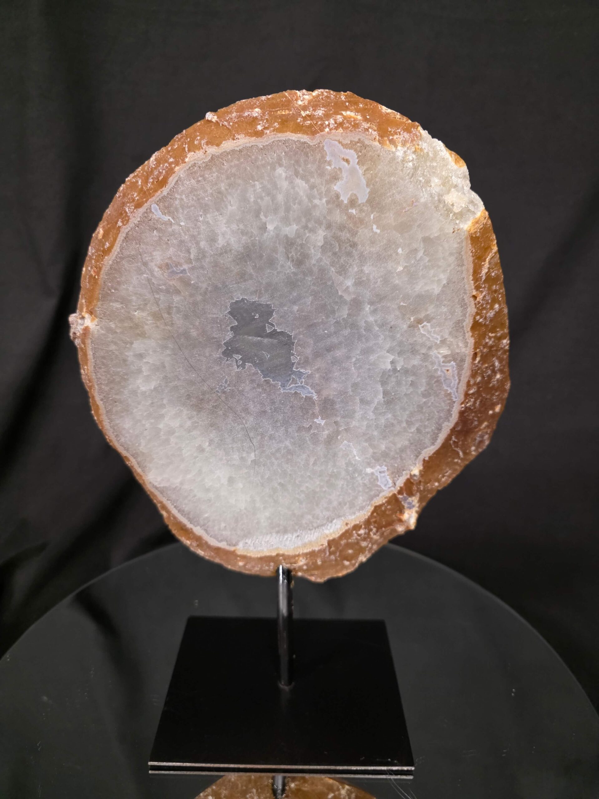 Large Premium Agate Natural Slice on Stand 39 – 2.966g - H34.5xW24xD12cm - Image 3