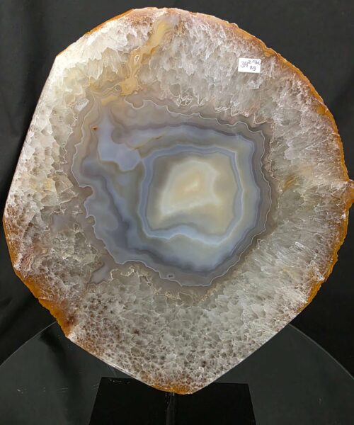 Large Premium Agate Natural Slice on Stand 39 – 2.966g - H34.5xW24xD12cm - Image 5