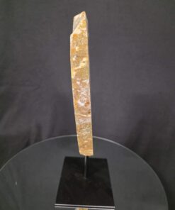 Alternative view of Large Premium Agate Natural Slice on Stand 4 – 2.751g - H35.5xW21xD12cm