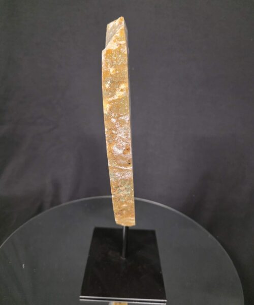 Alternative view of Large Premium Agate Natural Slice on Stand 4 – 2.751g - H35.5xW21xD12cm