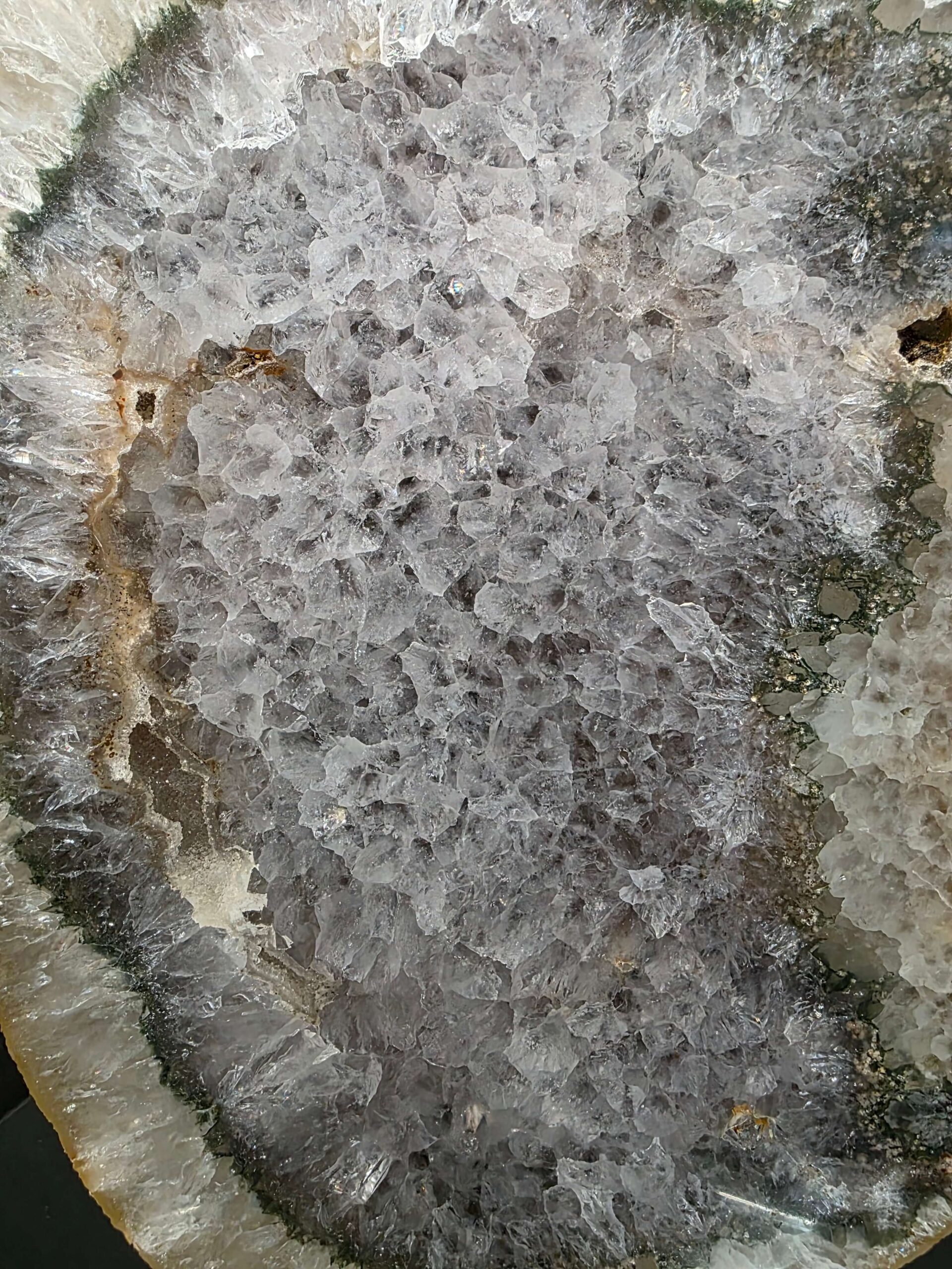 Large Premium Agate Natural Slice on Stand 4 – 2.751g - H35.5xW21xD12cm - Image 4
