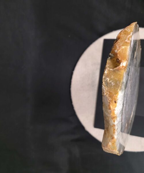 Large Premium Agate Natural Slice on Stand 4 – 2.751g - H35.5xW21xD12cm - Image 7