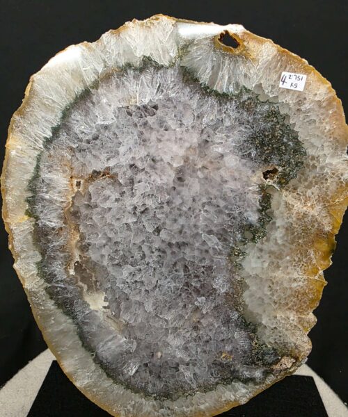 Large Premium Agate Natural Slice on Stand 4 – 2.751g - H35.5xW21xD12cm - Image 8